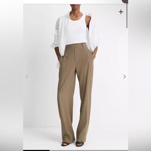 Vince linen blend wide leg pants size large‎